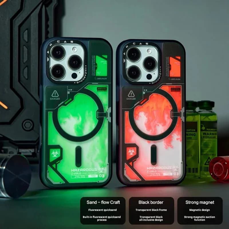 PulsrCase NeonShield glow effect