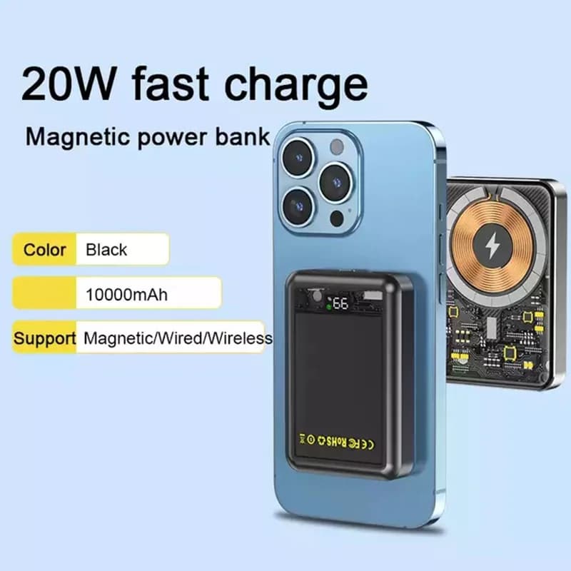 PulsrCharge PowerStream 10K transparent design