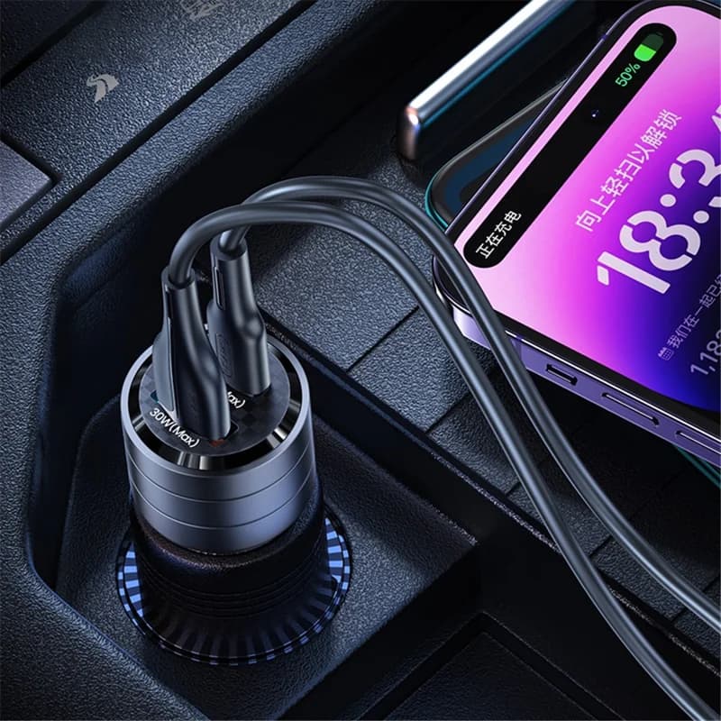 The Driver Kit charger in use